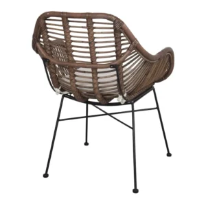 mobiliario-contract-silla rattan silvio marron cojin 4